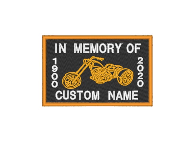 Custom Biker Patches – Motorcycle Patches – Memorial
