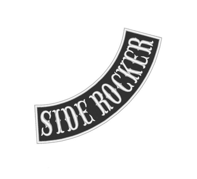 Roanoke Rib Rocker Custom Embroidered, Custom Embroidered Side
